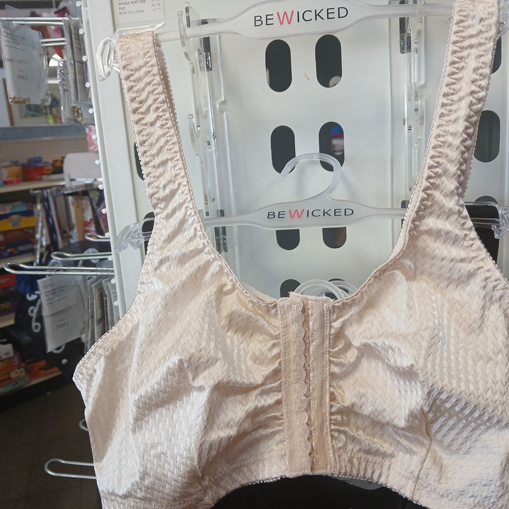 Leading Lady Cream Textured Bra